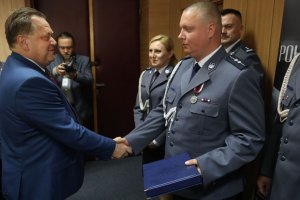 Spotkanie z laureatami konkursu „Policjant, który mi pomógł”