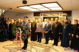 Uroczystość odsłonięcia tabliczek epitafijnych