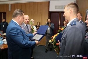 Spotkanie z laureatami konkursu „Policjant, który mi pomógł”