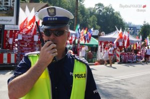 Policjanci zabezpieczali Puchar Świata w skokach narciarskich w Wiśle