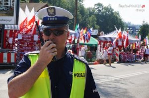 Policjanci zabezpieczali Puchar Świata w skokach narciarskich w Wiśle