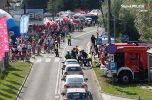 Policjanci zabezpieczali Puchar Świata w skokach narciarskich w Wiśle