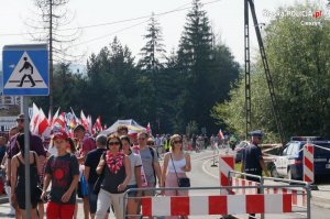 Policjanci zabezpieczali Puchar Świata w skokach narciarskich w Wiśle