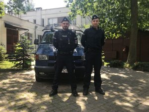 Policjanci z Oddziału Prewencji Policji w Bydgoszczy