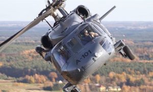 Black Hawk w locie