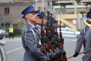 uroczystości w Komendzie Powiatowej Policji w Będzinie