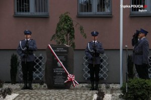 uroczystości w Komendzie Powiatowej Policji w Będzinie