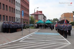 uroczystości w Komendzie Powiatowej Policji w Będzinie