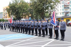 uroczystości w Komendzie Powiatowej Policji w Będzinie