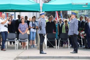 uroczystości w Komendzie Powiatowej Policji w Będzinie