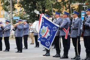 uroczystości w Komendzie Powiatowej Policji w Będzinie