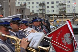 uroczystości w Komendzie Powiatowej Policji w Będzinie