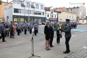 uroczystości w Komendzie Powiatowej Policji w Będzinie