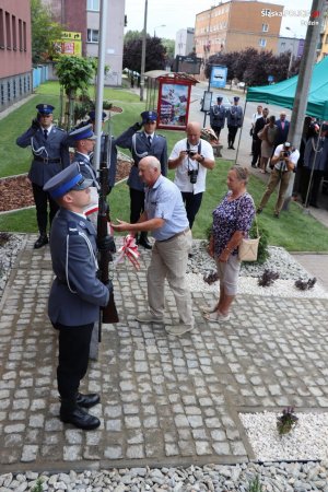 uroczystości w Komendzie Powiatowej Policji w Będzinie