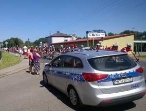 Policjanci zabezpieczali IV etap 75. Tour de Pologne 2018