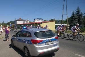Policjanci zabezpieczali IV etap 75. Tour de Pologne 2018