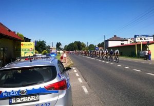 Policjanci zabezpieczali IV etap 75. Tour de Pologne 2018