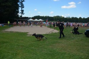 symulowana akcja pościgowa podlaskiej Policji, Państwowej Straży Pożarnej i Wodnego Ochotniczego Pogotowia Ratunkowego