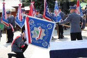 NADANIE SZTANDARU KOMENDZIE POWIATOWEJ POLICJI W AUGUSTOWIE