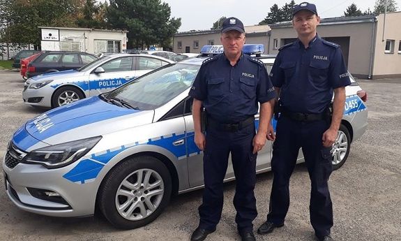 policjanci z Janowa Podlaskiego