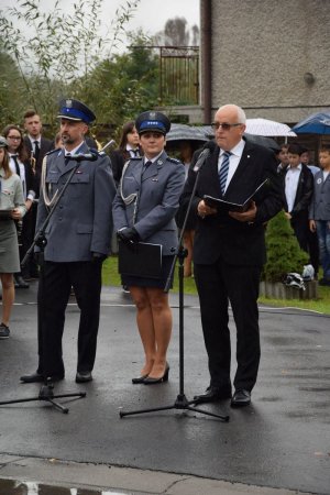 Dąb Pamięci asp. Ludwika Chudzika posadzony w Makowie Podhalańskim