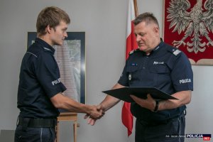 Spotkanie Komendanta Lacha z policjantami pełniącymi służbę za granicą