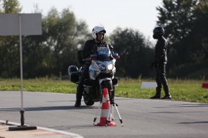 Konkurencja K4 - jazda sprawnościowa motocyklem służbowym