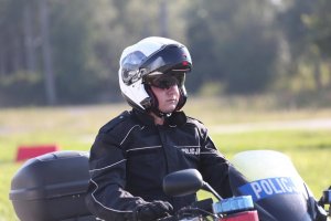 Konkurencja K4 - jazda sprawnościowa motocyklem służbowym