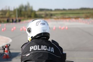 Konkurencja K4 - jazda sprawnościowa motocyklem służbowym