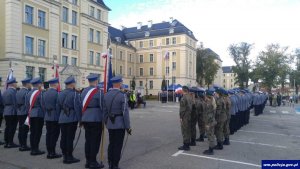 Ślubowanie nowo przyjętych funkcjonariuszy