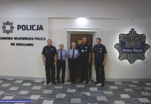 Policjantki z Irlandii przyglądały się pracy dolnośląskich funkcjonariuszy