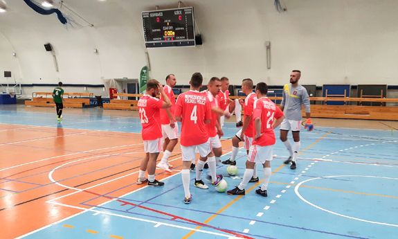 Reprezentacja Policji - mecz z pierwszoligową drużyną futsalową AZS