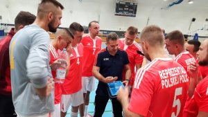 Reprezentacja Policji - mecz z pierwszoligową drużyną futsalową AZS