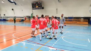 Reprezentacja Policji - mecz z pierwszoligową drużyną futsalową AZS