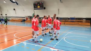 Reprezentacja Policji - mecz z pierwszoligową drużyną futsalową AZS