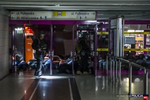 Ćwiczenia kontrterrorystyczne w metrze