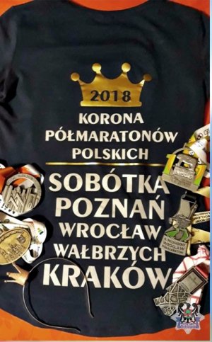 Wałbrzyska policjantka zdobyła Koronę Polskich Półmaratonów