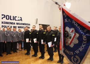 ślubowanie policjantów