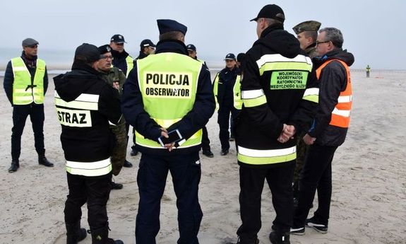 Zachodniopomorscy policjanci podczas ćwiczeń Anakonda 18