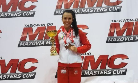 dwunasta edycja międzynarodowego turnieju Masters Mazovia Cup 2018. Sierż. szt. Marta Mysur z Wydziału Kadr i Szkolenia KWP w Łodzi