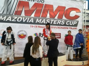 dwunasta edycja międzynarodowego turnieju Masters Mazovia Cup 2018. Sierż. szt. Marta Mysur z Wydziału Kadr i Szkolenia KWP w Łodzi