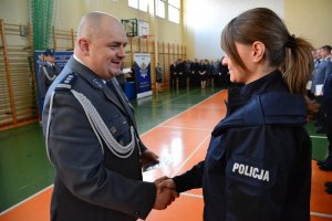 Ślubowanie nowoprzyjętych policjantów