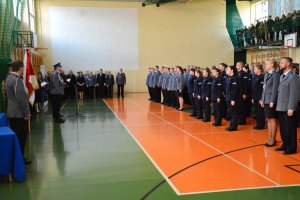 Ślubowanie nowoprzyjętych policjantów