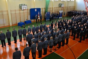 Ślubowanie nowoprzyjętych policjantów