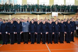 Ślubowanie nowoprzyjętych policjantów