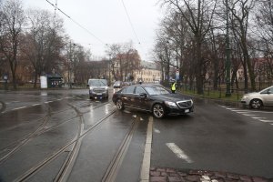 Policjanci z całego kraju dbają również w Krakowie o bezpieczeństwo i porządek publiczny podczas COP24