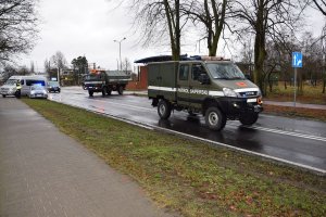 Policjanci wspólnie z innymi służbami zabezpieczali akcję usuwania groźnego niewybuchu z okresu II wojny światowej