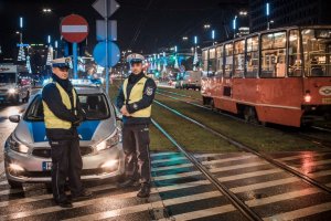 Policjanci podczas zabezpieczenia COP24