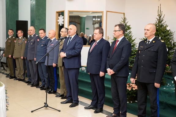 Spotkanie wigilijne służb podległych Ministrowi Spraw Wewnętrznych i Administracji