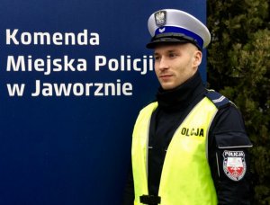 policjant z jaworznickiej drogówki